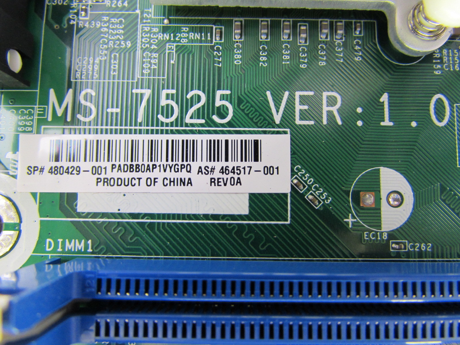 Ms 7525 motherboard bios update